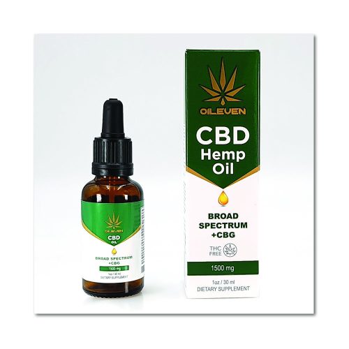 Oileven ® CBD+CBG Olaj 30ml 1500mg THC mentes