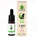 CBD olaj Állatoknak (CANEM) 500mg 5% 2x10ml DUO PACK