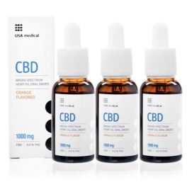 CBD olaj TRIO Pack (Usa Medical) 1000mg 30ml